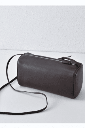 [더 로우] 90's 가죽 크로스바디 백 / 에보니 브라운