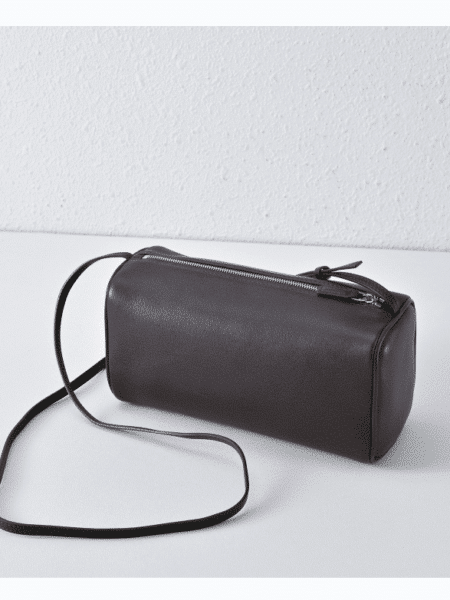 [더 로우] 90's 가죽 크로스바디 백 / 에보니 브라운