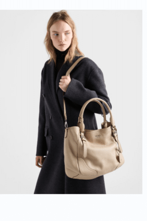 [프라다] 라지 레더 토트백 1BG602