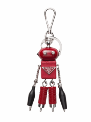 [프라다] 사피아노 레더 로봇 트릭 키체인 (6 COLOR)