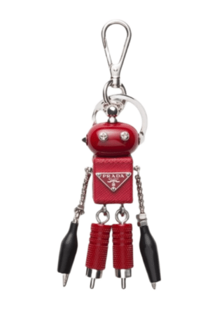 [프라다] 사피아노 레더 로봇 트릭 키체인 (6 COLOR)