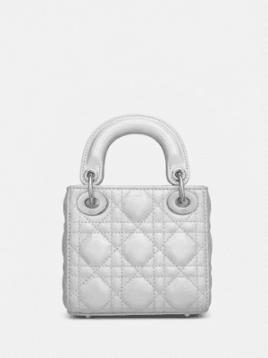 [디올] 레이디 실버 마이크로 백