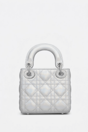 [디올] 레이디 실버 마이크로 백