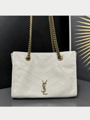 [생로랑]빈티지 가죽 소재 니키 쇼핑 백 스몰 871151 (3 COLOR)