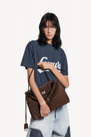 [발렌시아가] 여성 로데오 핸드백 미디엄 다크 브라운 7897722