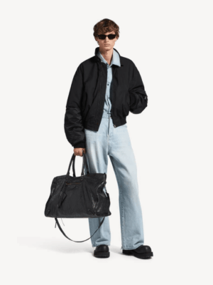 [발렌시아가] 남성 르 시티 트래블 백 블랙 8103642