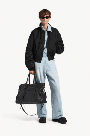 [발렌시아가] 남성 르 시티 트래블 백 블랙 8103642