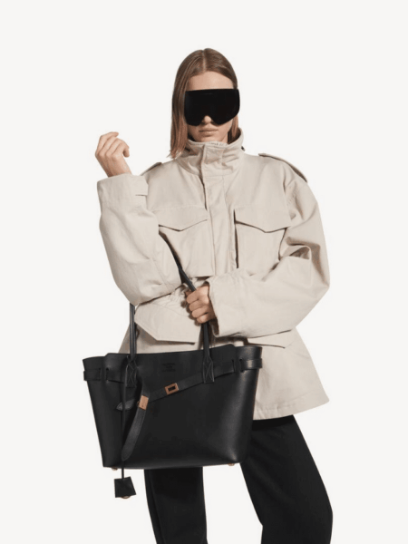 [발렌시아가] 여성 벨 에어 토트백 미디엄 블랙 8456122