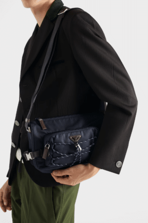 [프라다] 스피드록 리나일론 및 가죽 숄더백 2VH192