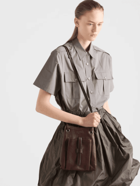 [프라다] 가죽 미니 숄더백 1BH288