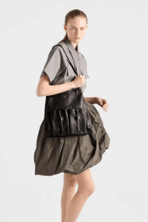 [프라다] 루트 라지 가죽 백 1BC293