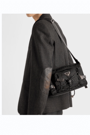 [프라다] 스피드록 리나일론 및 가죽 숄더백 2VH192