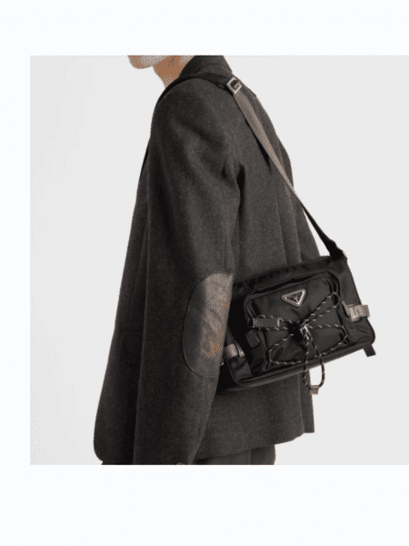 [프라다] 스피드록 리나일론 및 가죽 숄더백 2VH192