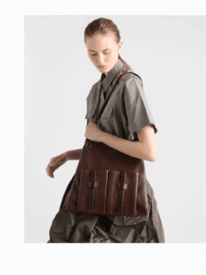 [프라다] 루트 라지 가죽 백 1BC293