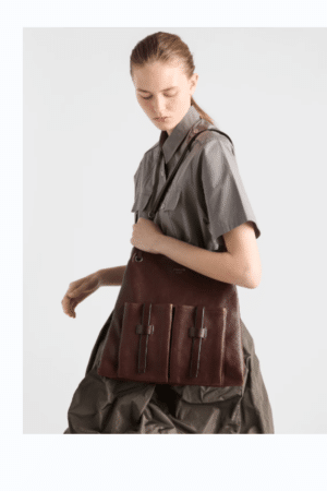 [프라다] 루트 라지 가죽 백 1BC293