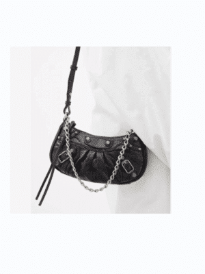 [발렌시아가] 르 카골 미니 체인백 블랙 6958141VG9Y1000