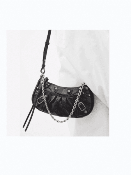 [발렌시아가] 르 카골 미니 체인백 블랙 6958141VG9Y1000