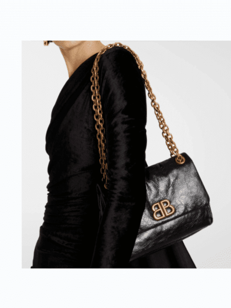 [발렌시아가] 모나코 미니 백 블랙 7929772AAR81000