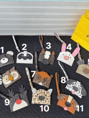 [펜디] 애니멀 시리즈 카드 홀더 (카드지갑)