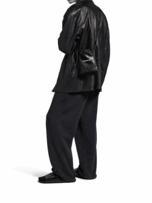 [발렌시아가] 남성 쇼퍼 폰 홀더 블랙 8529302