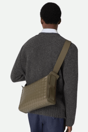 [보테가베네타] 인트레치아토 트라이베카 탑 핸들 백 836016