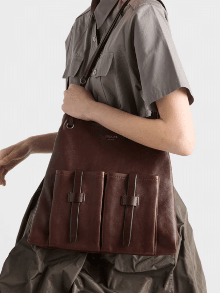 [프라다] 루트 라지 가죽 백 1BC293 (2 COLOR)