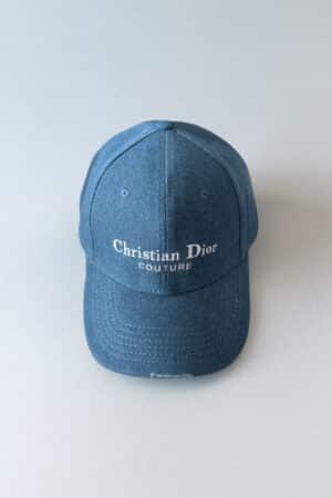 [디올] 꾸뛰르 로고 자수 데님 볼캡 (3 COLORS)