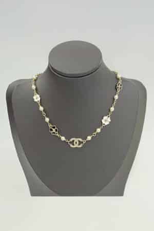 [샤넬] CC 로고 목걸이