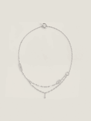 [에르메스] Chaine d'ancre Chaos Fancy 목걸이 H222203B