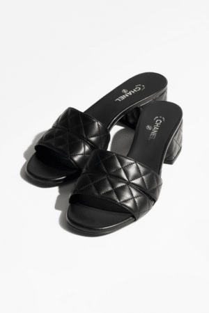 [샤넬] 레더 뮬 G46480