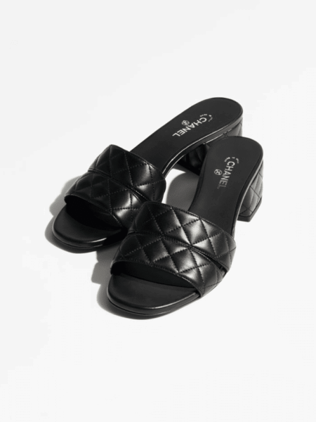 [샤넬] 레더 뮬 G46480