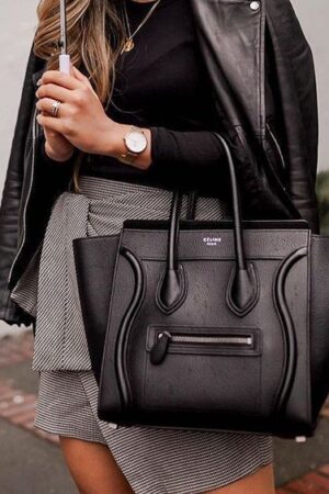 [셀린느] 마이크로 러기지 핸드백 - 드럼 카프스킨 189793DRU.38NO