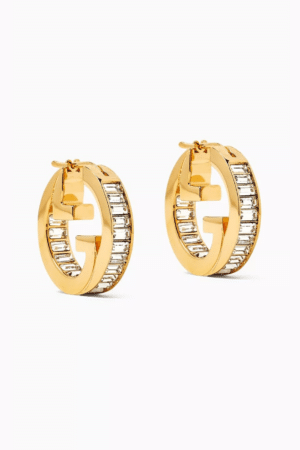 [구찌] 블론디 크리스탈 후프 귀걸이 815318