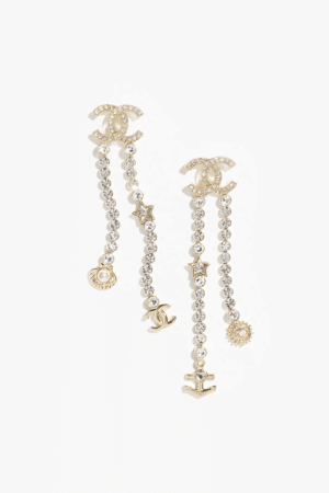 [샤넬] 펜던트 귀걸이 ABE900