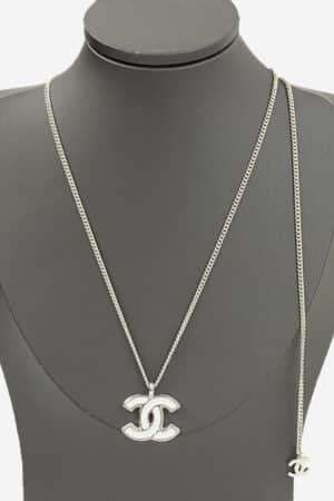 [샤넬] CC 로고 목걸이