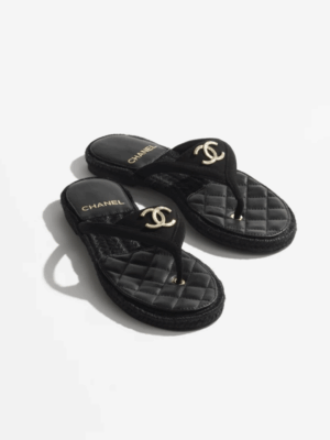 [샤넬] 25SS 코코비치 CC로고 뮬 슬리퍼 G46336 (2 COLOR)