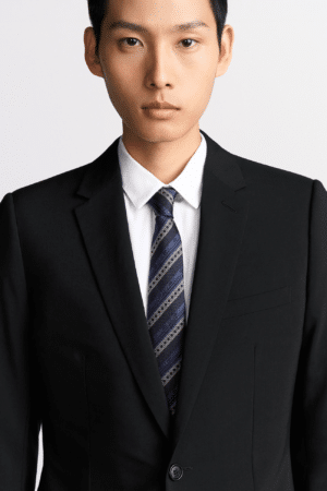 [디올] 스트라이프 까나쥬 타이 51C1047B1001