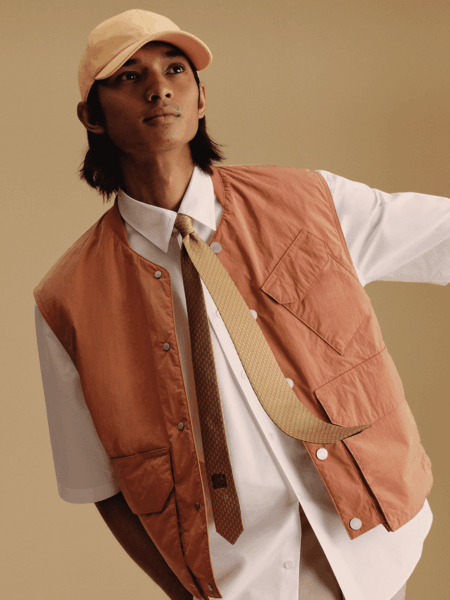 [에르메스] H Discret Unie 넥타이 H339374T (4 COLOR)