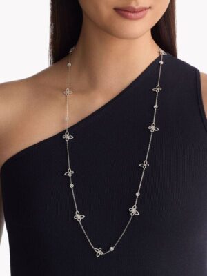 [그라프] 버터플라이 실루엣 다이아몬드 롱 네크리스 RGP749