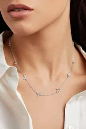 [그라프] 파베 버터플라이 다이아몬드 쁘띠 목걸이 RGN828