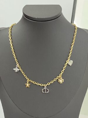 [디올] Petit CD Lucky Charms 목걸이 N3392WOMRS