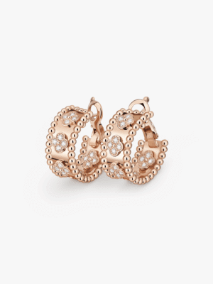 [반클리프 아펠] 뻴레 클로버 후프 귀걸이 VCARO2M (2 COLORS)