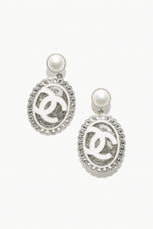 [샤넬] 펜던트 귀고리 ABE874