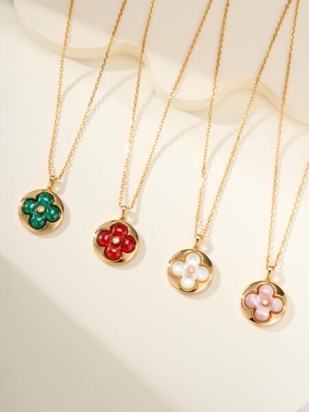 [루이비통] 컬러 블라썸 썬 목걸이 Q93520