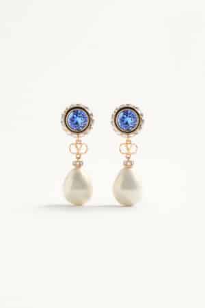 [발렌티노] V로고 시그니처 진주 귀걸이 WJ0AD6NB (2 COLORS)