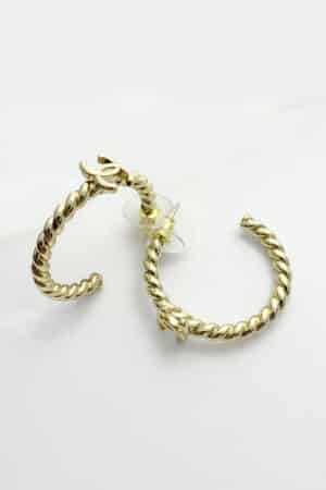 [샤넬] 후프 귀걸이 (2 COLORS)