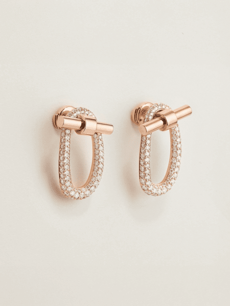 [에르메스] Adage 펜던트 귀걸이 H222507B