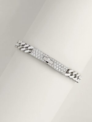 [에르메스] Kelly Gourmette 브레이슬릿 (2 COLORS)