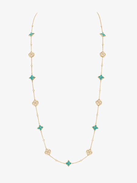 [루이비통] 컬러 블라썸 BB 멀티 패턴 롱 목걸이 (3 COLORS)