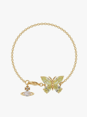 [비비엔 웨스트우드] 버터플라이 새턴 오브 브레이슬릿 (3 COLORS)